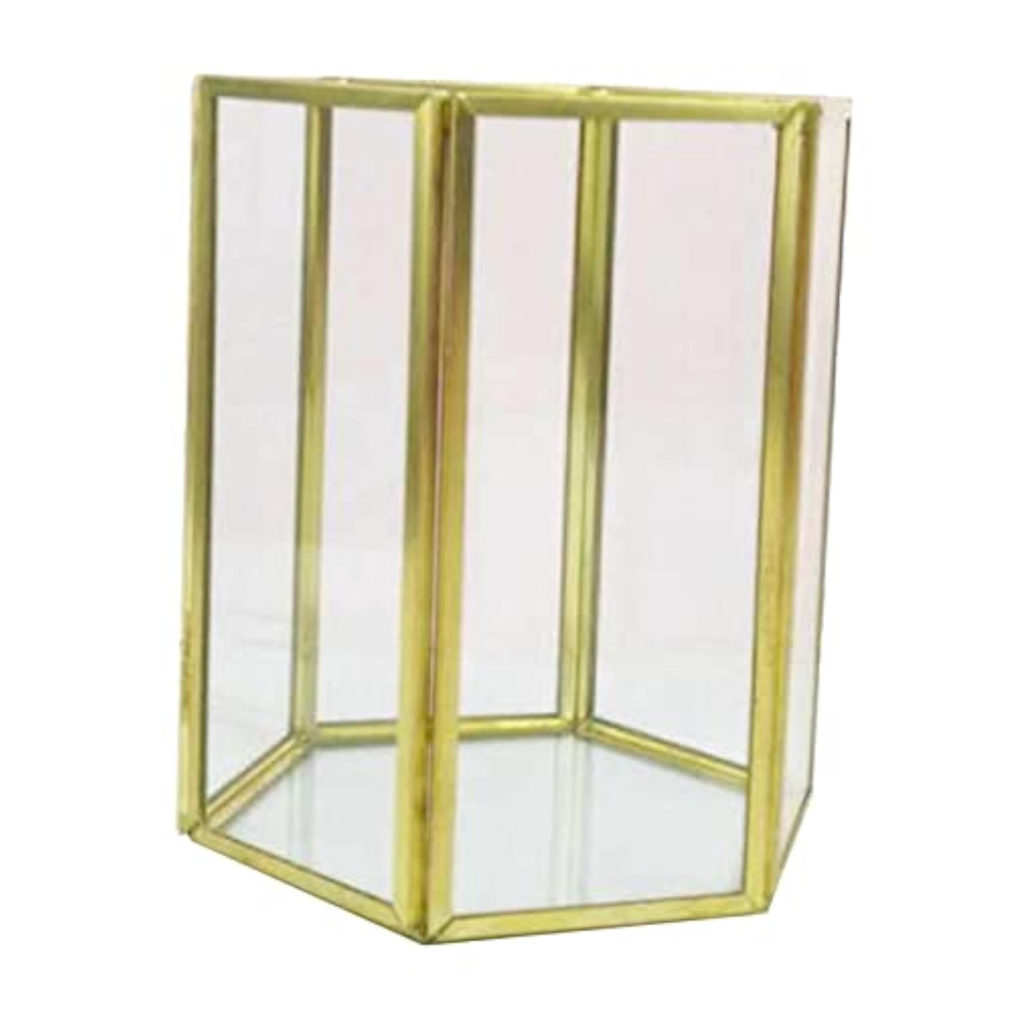 Glass Beauty Box Makeup Brush Holder Container